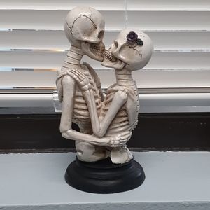 Skeletons posing